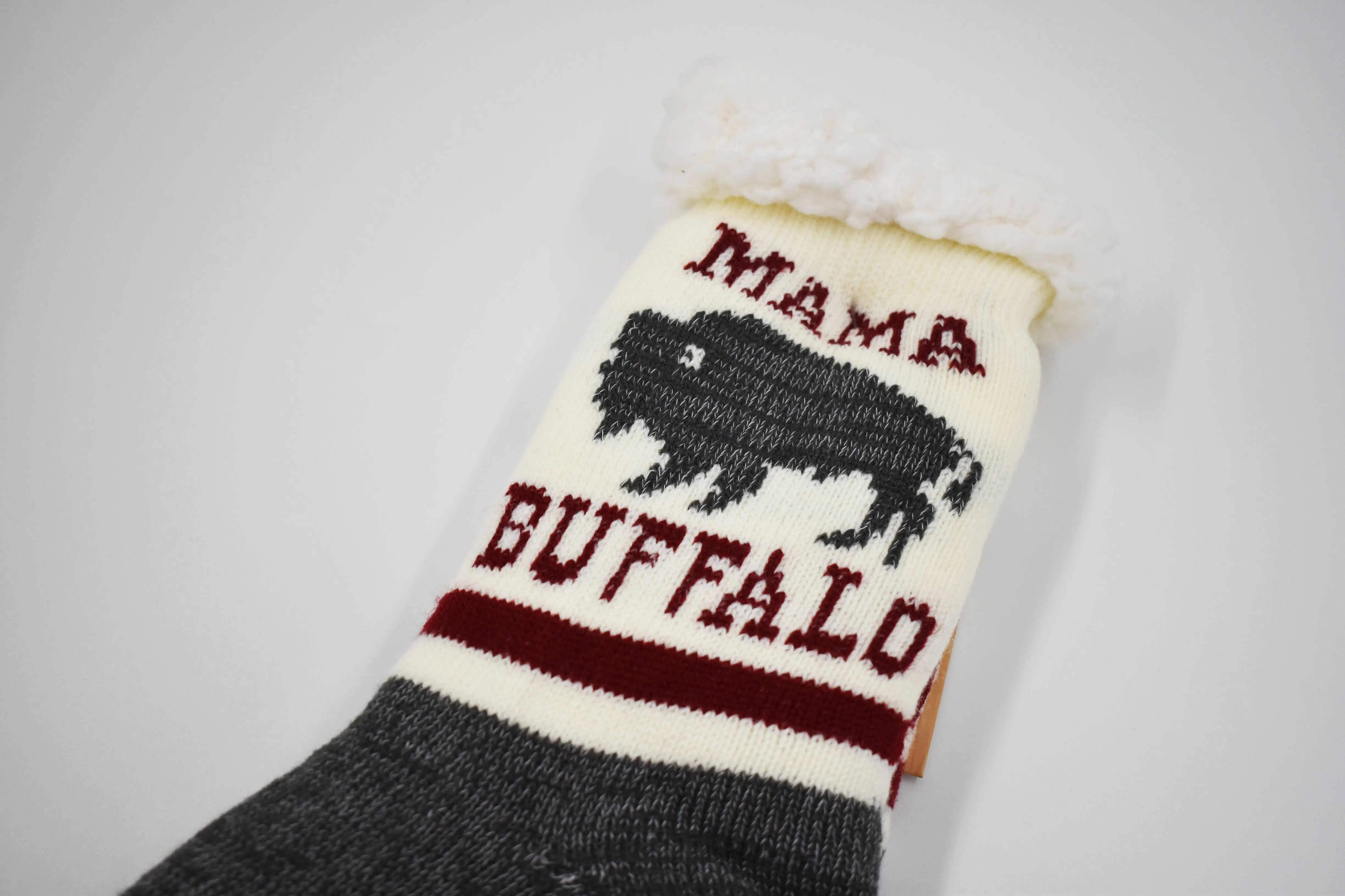 Mama Buffalo Slipper Socks