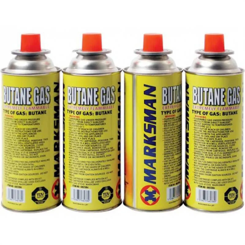 Marksman Butane Gas Cartridge - Pack Of 4