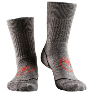 Merino Blend Hiking Socks (3 Pack - Charcoal/Black)