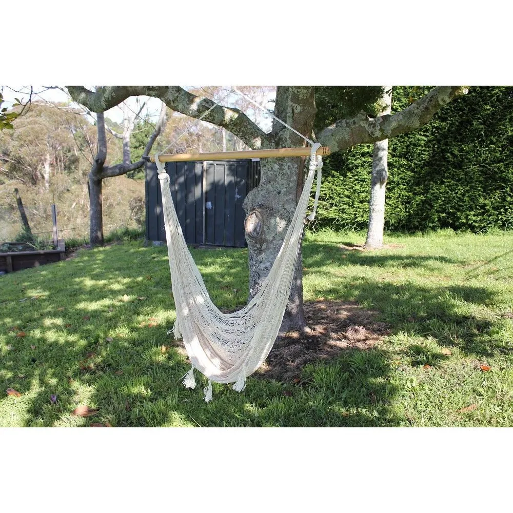 Mexican Chair Hammock - Natural White