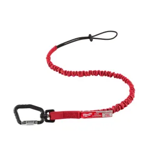 Milwaukee Nylon/Stainless Steel Red Locking Tool Lanyard 1 pk