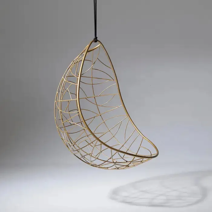 Nest Egg Hanging Swing Chair in Gold