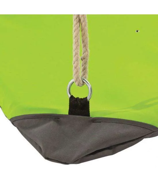 Nest Swing Caladin LIME/BLACK With Adjustable PH Ropes (sensory swing)