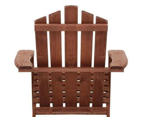 Outdoor Deck Chair in Coffee Colour