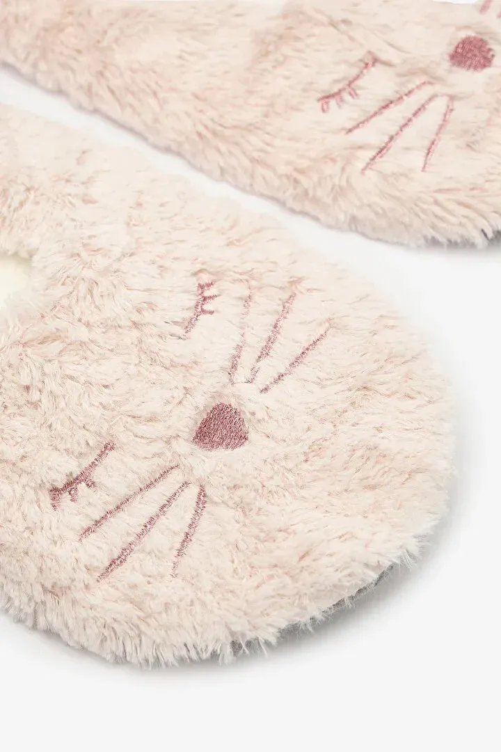 Penti Sleep Cat Light Pink Home Socks