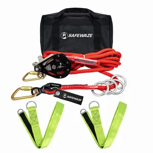 Safewaze 019-8013 4-Person Rope HLL, Cross Arm Straps, 1 Each