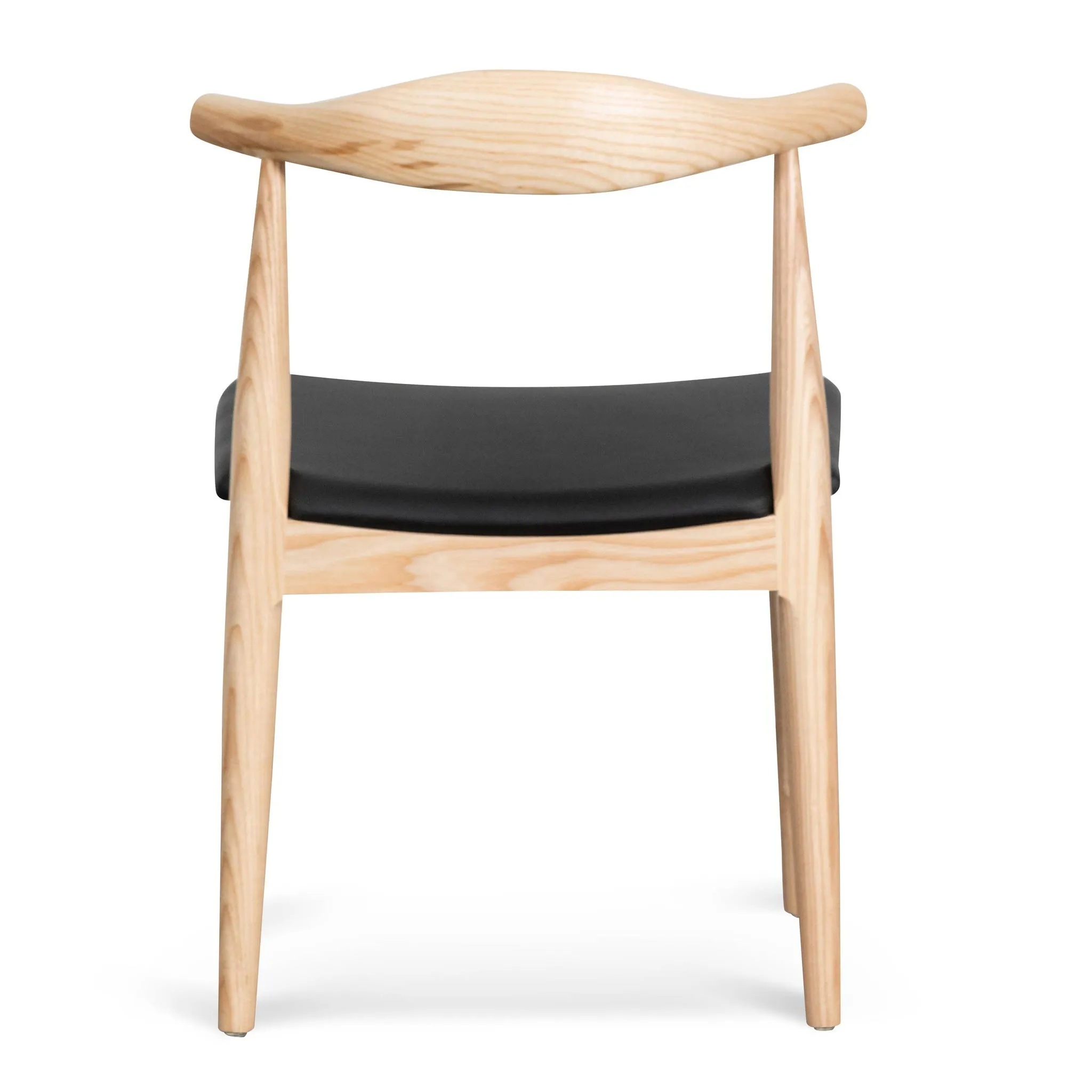 Set of 2 - Henrik Dining Chair - Natural Ash with Black Seat