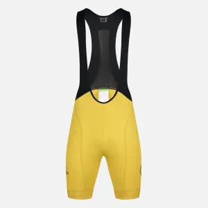 Skull Monton Cycling Bib Shorts Mens Yellow