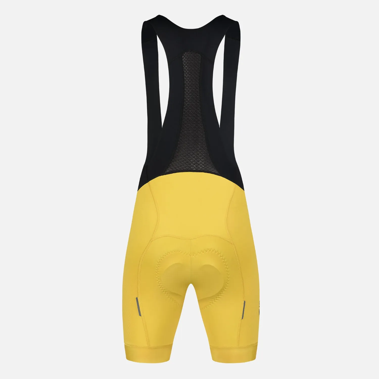 Skull Monton Cycling Bib Shorts Mens Yellow