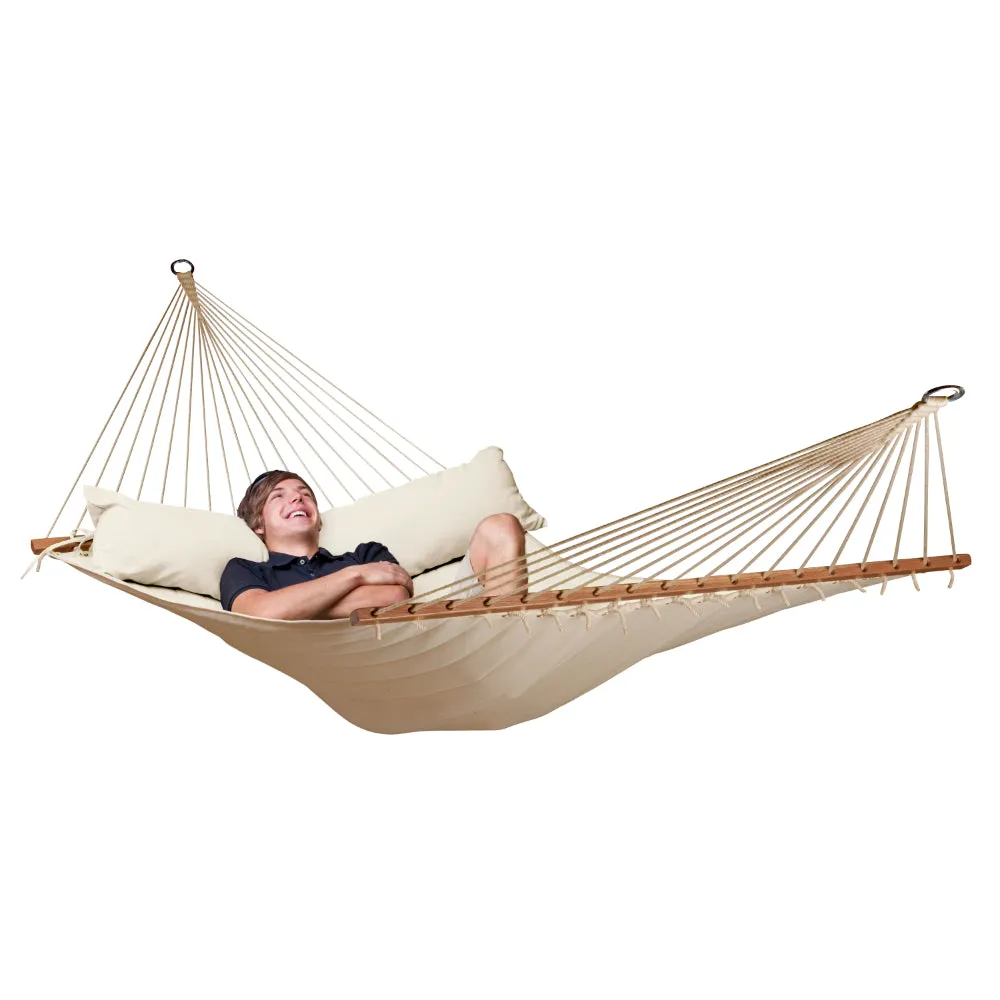 Spreader Bar Hammock - King Size - Vanilla