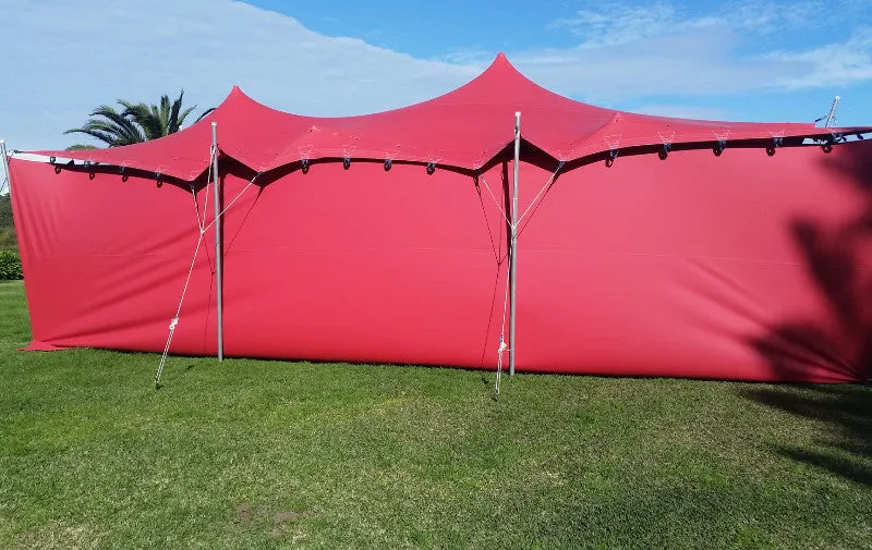 Stretch tent removable side walls