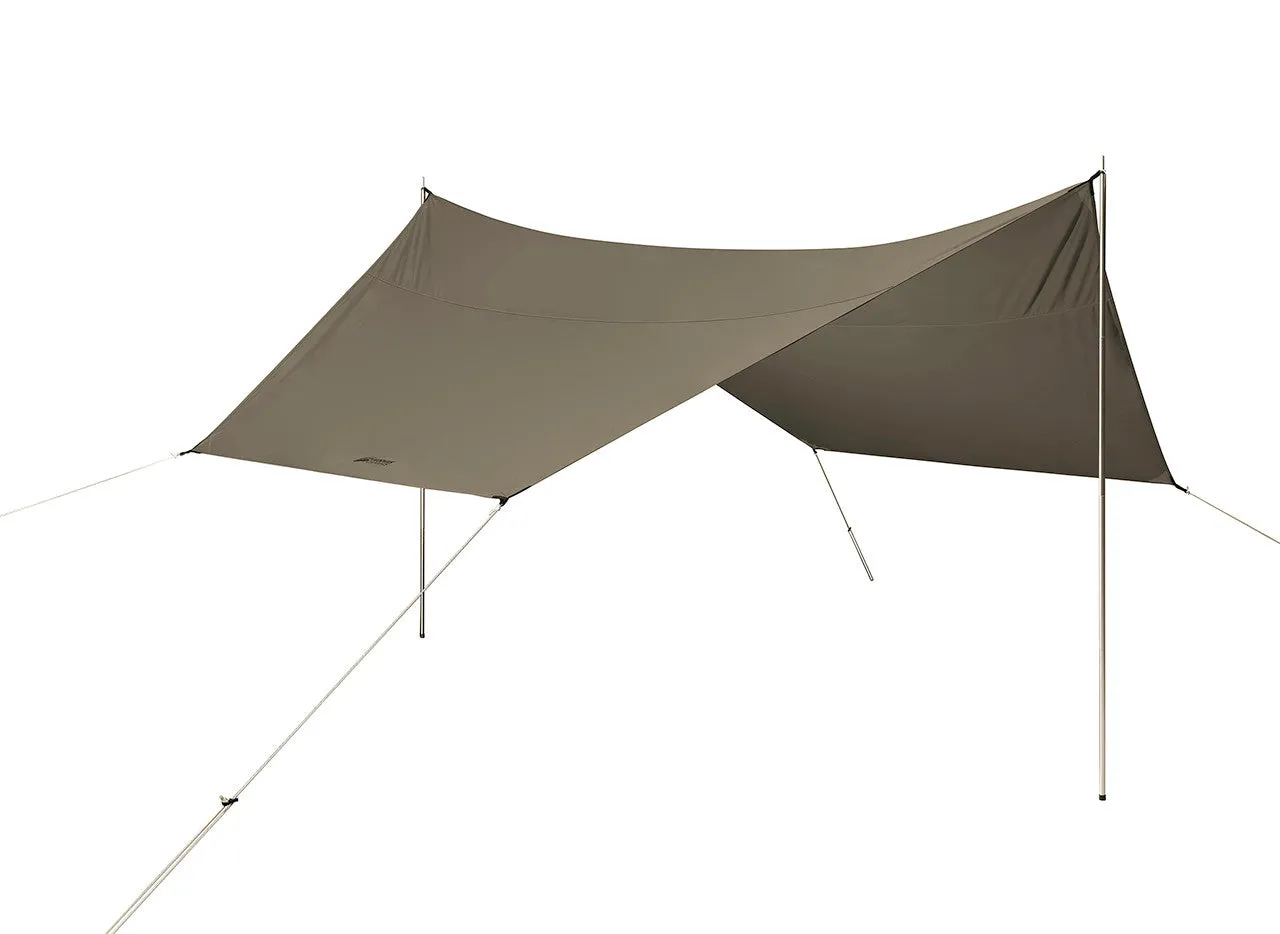 Super-6™ Canvas Tarp with Pole Set