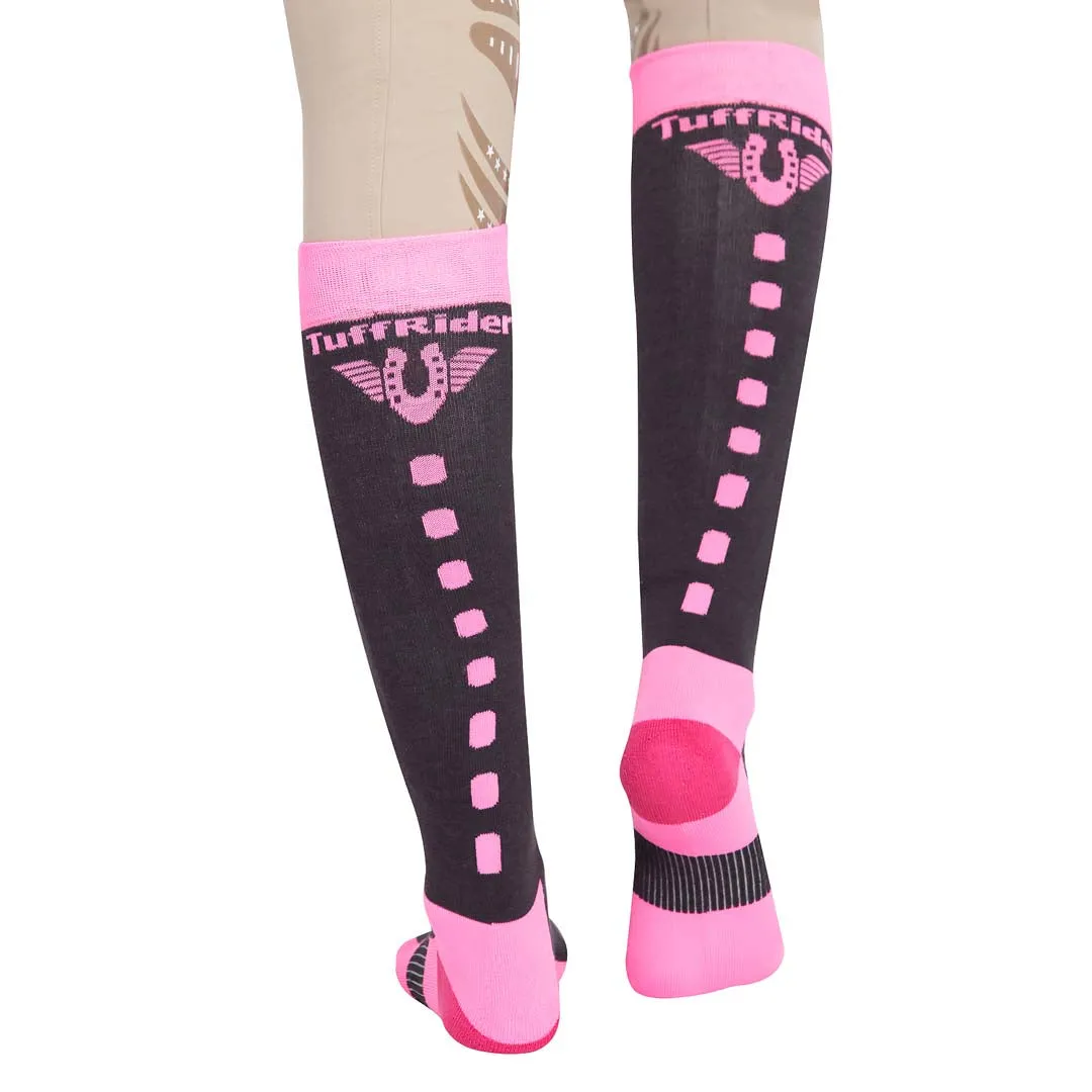 TuffRider Ladies Ventilated Knee Hi Socks