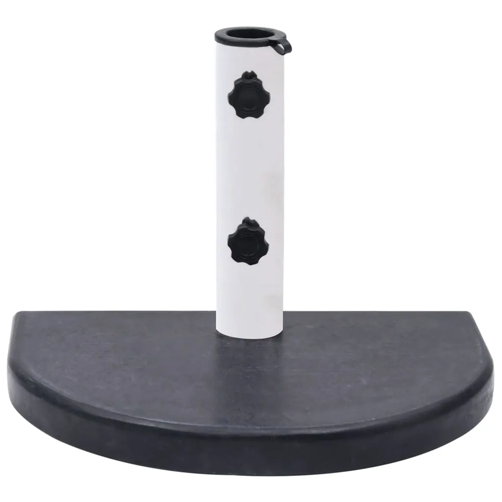 Umbrella Base Black 40x28x4 cm Granite