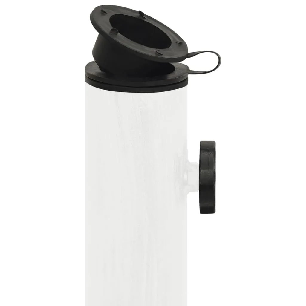 Umbrella Base White 45x45x30 cm Cast Iron