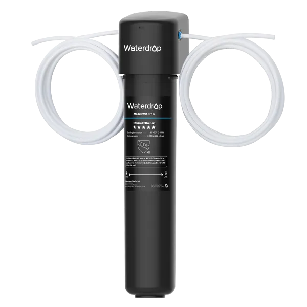 Undersink Inline Water Filter | Direct Connect to Refrigerators and Ice Makers