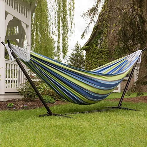 Vivere UHSDO9-24 Hammock, Oasis with Charcoal Frame