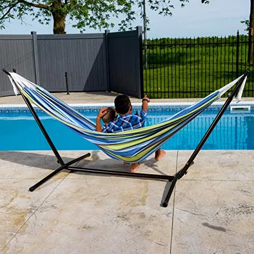 Vivere UHSDO9-24 Hammock, Oasis with Charcoal Frame