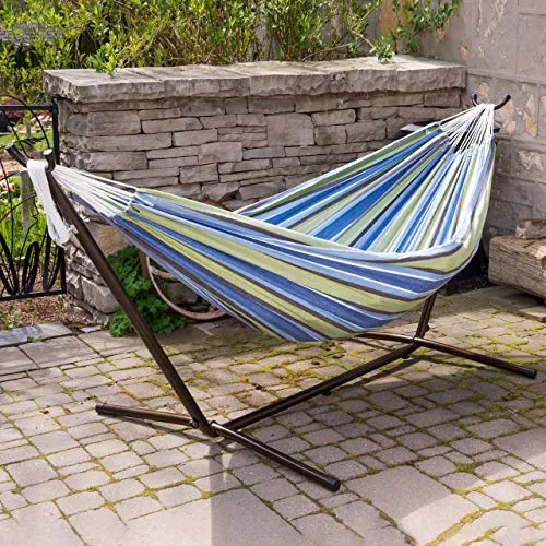 Vivere UHSDO9-24 Hammock, Oasis with Charcoal Frame