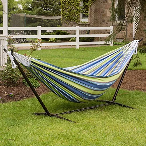 Vivere UHSDO9-24 Hammock, Oasis with Charcoal Frame