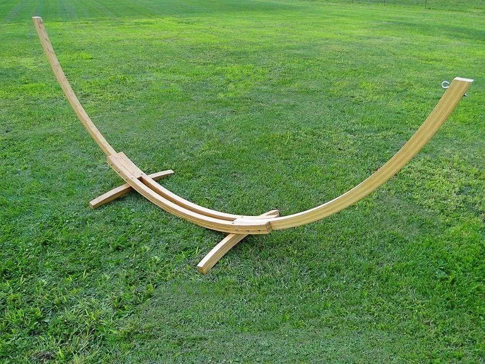 XL Thick Cord Mayan Hammock with Bamboo Stand