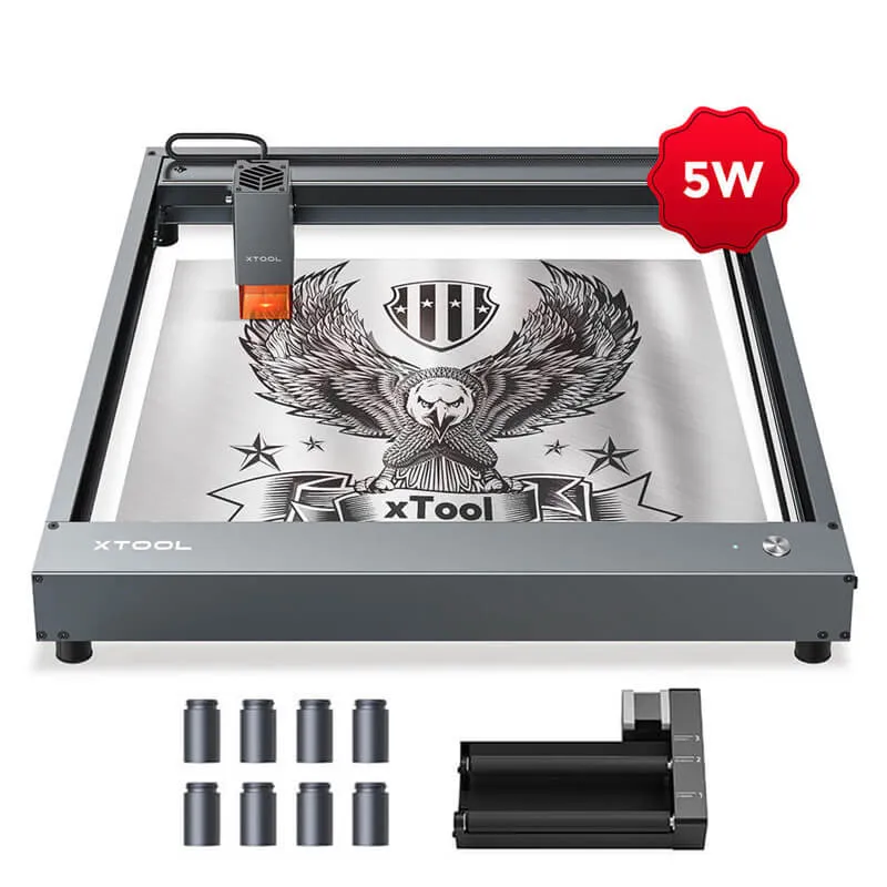 xTool D1: Higher Accuracy Diode DIY Laser Engraving & Cutting Machine 5W