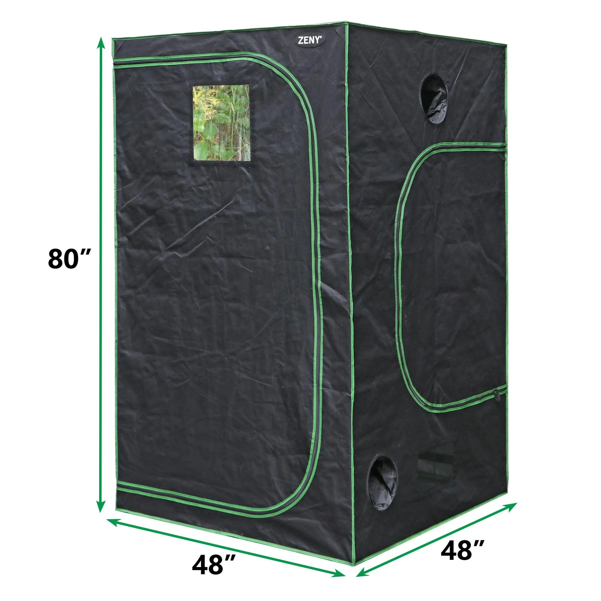 ZENY™ 48''x48''x80'' Mylar Hydroponic Grow Tent  for Indoor Plant Fruit Flower Veg